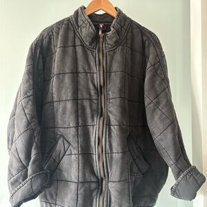 Free People Quilted Dolman Jacket